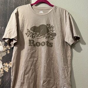 Roots Classic Tee in Tan